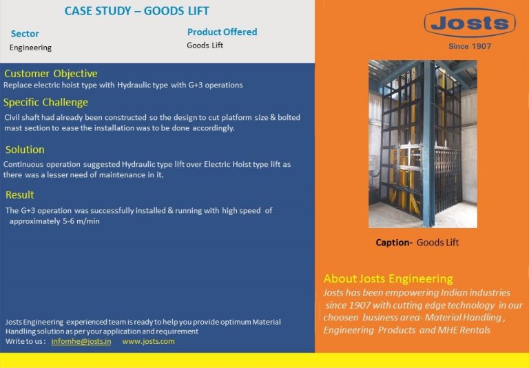 Goods Lift